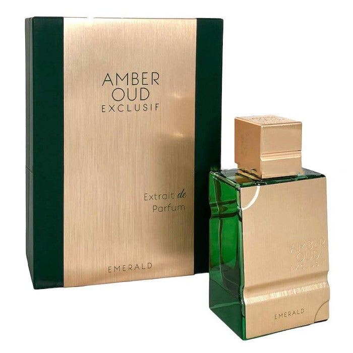 Amber Oud Exclusif Emerald Eau de Parfum Spray (Unisex) by Al Haramain - 2 oz