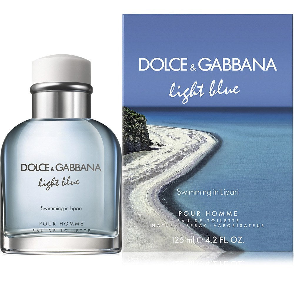 Dolce & Gabbana Eau de Toilettes Spray, Light Blue, 4.2 Fl Oz For Men  or/and Pour Homme