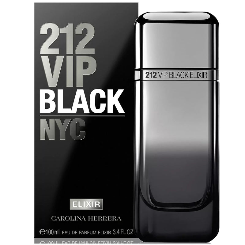 Carolina Herrera 212 VIP Black Elixir 3.4 oz Men's Cologne