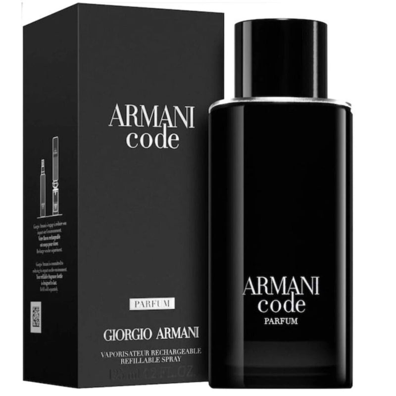 Armani Code 4.2 oz Refillable Parfum for men LaBellePerfumes