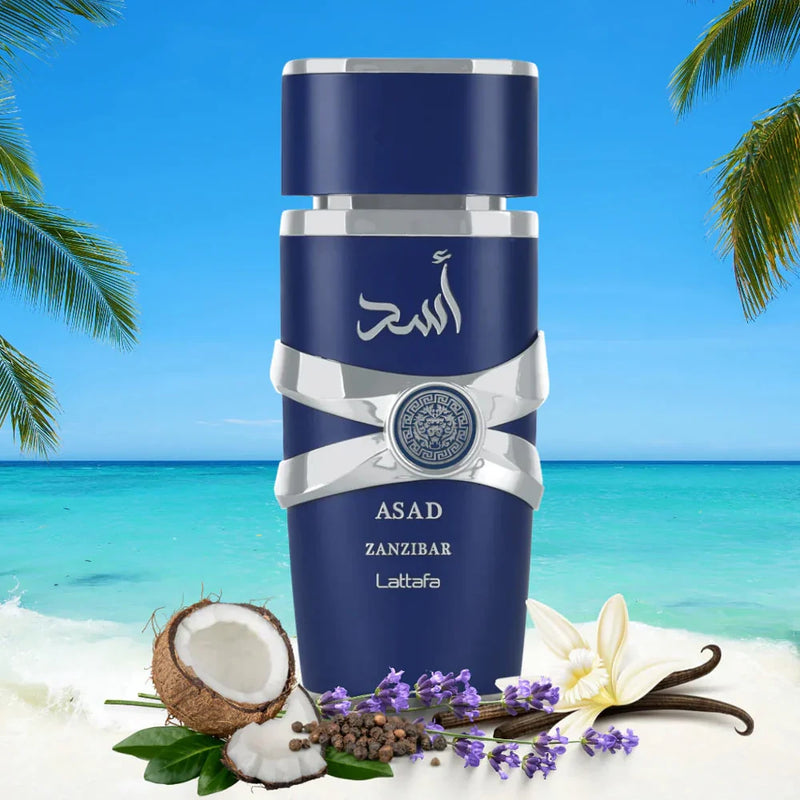 Asad Zanzibar 3.4 oz EDP for men – LaBellePerfumes Asad Zanzibar 3.4 oz EDP for men – LaBellePerfumes