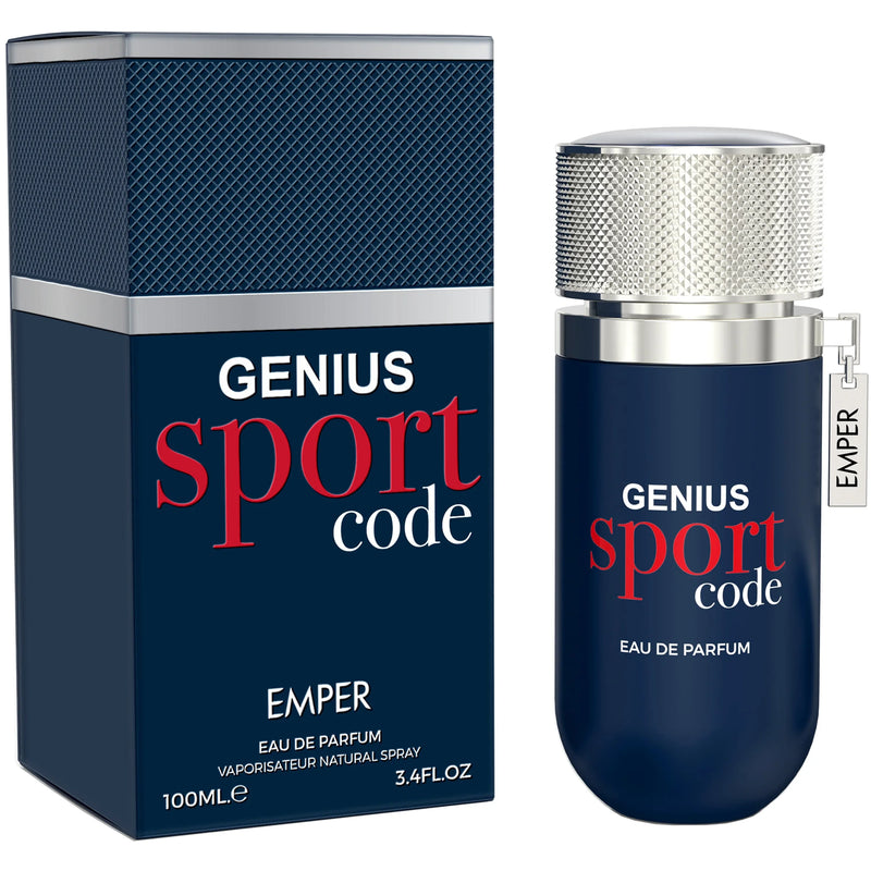 Genius Sport Code 3.4 oz EDP for men