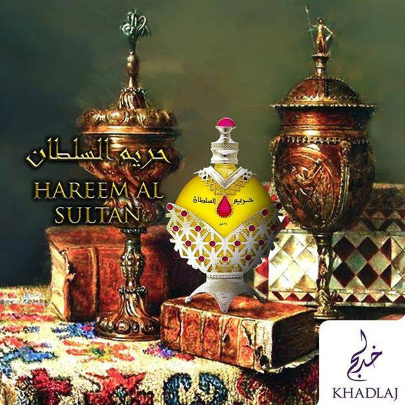 Khadlaj Hareem Al Sultan Gold 1.2 oz Aceite de perfume concentrado para mujeres