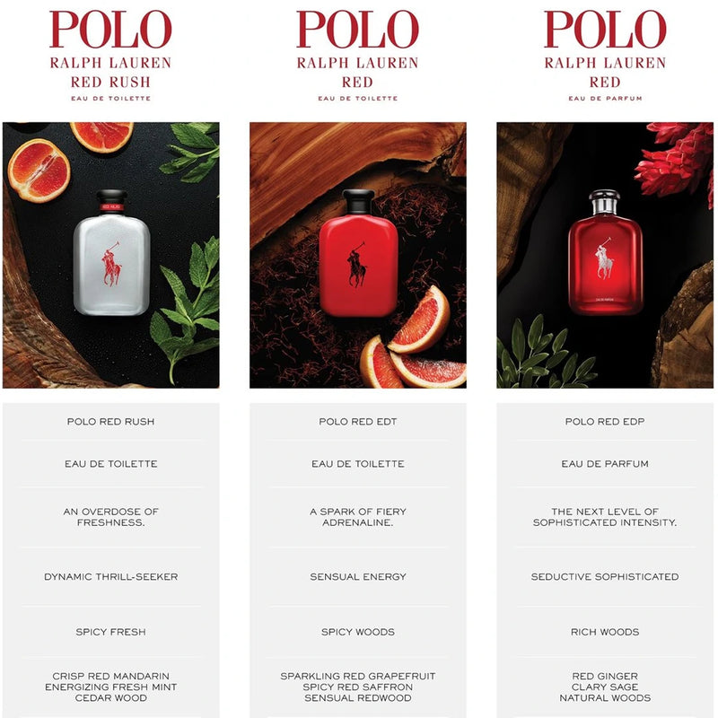 Polo Red Rush 2.5 oz EDT for men
