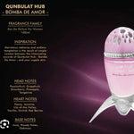 Qunbulat Hub Bomba de Amor 3.4 oz EDP para mujer