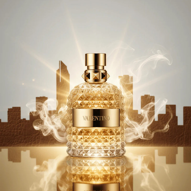 Uomo Born In Roma The Gold 3.4 oz EDT for men – LaBellePerfumes
