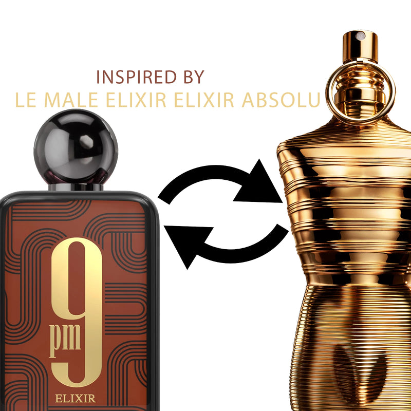 9pm Elixir Box 9 PM EDP 3.4 oz para hombres – LaBellePerfumes