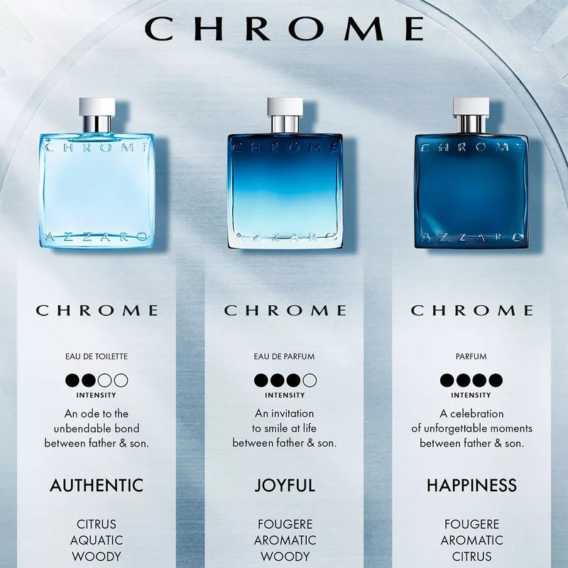 Chrome 3.4 oz EDP for men