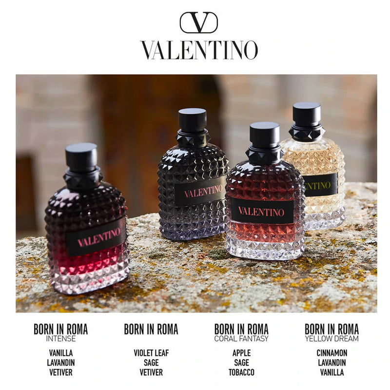 Valentino Uomo Born in Roma 5.07 oz EDT for men – LaBellePerfumes Valentino Uomo Born in Roma 5.07 oz EDT for men – LaBellePerfumes