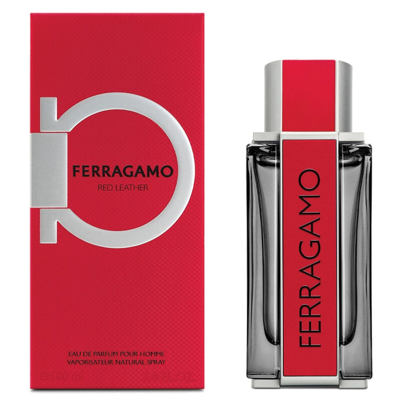 Ferragamo Red Leather 3.4 oz EDP for men – LaBellePerfumes