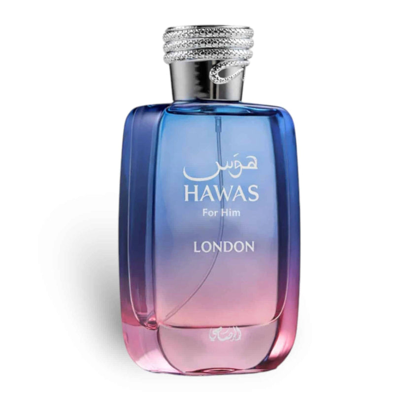 Rasasi Hawas London EDP 3.4 oz Unisex Oriental Woody Perfume