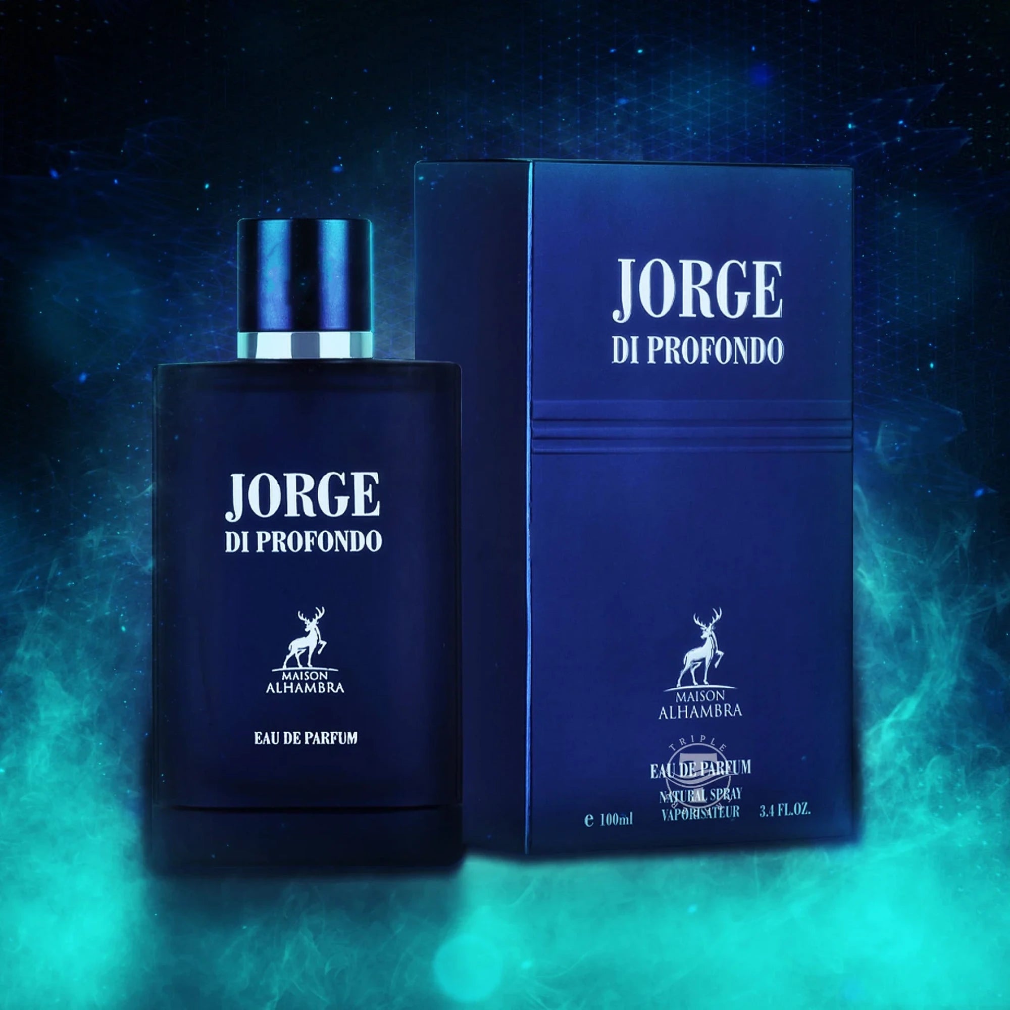 Jorge Di Profumo Deep Blue 3.3 oz EDP for men – LaBellePerfumes Jorge Di Profumo Deep Blue 3.3 oz EDP for men – LaBellePerfumes