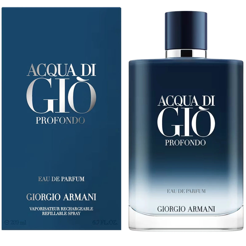 Acqua di Gio Profondo 3.4 oz EDP Refillable or men