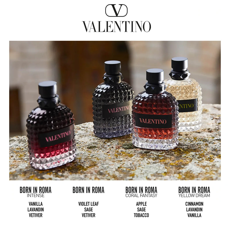 thumbnail image 2 of Valentino Uomo Born In Roma Intense Eau De Parfum 3.4 Oz / 100 Ml For Men 2 of 6