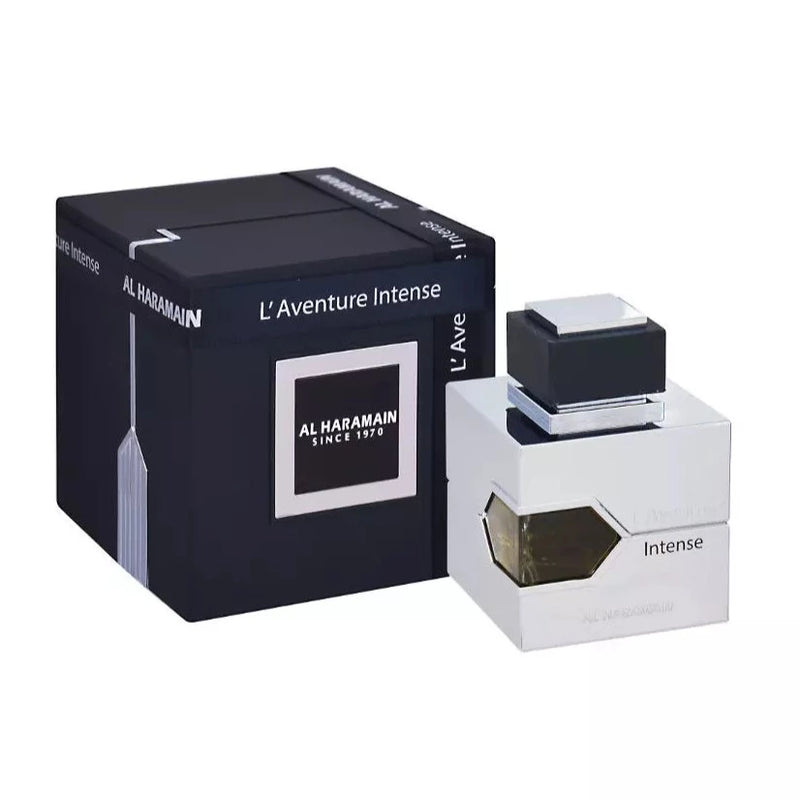 Al Haramain L'Aventure Intense 3.3 oz EDP for men – LaBellePerfumes Al Haramain L'Aventure Intense 3.3 oz EDP for men – LaBellePerfumes