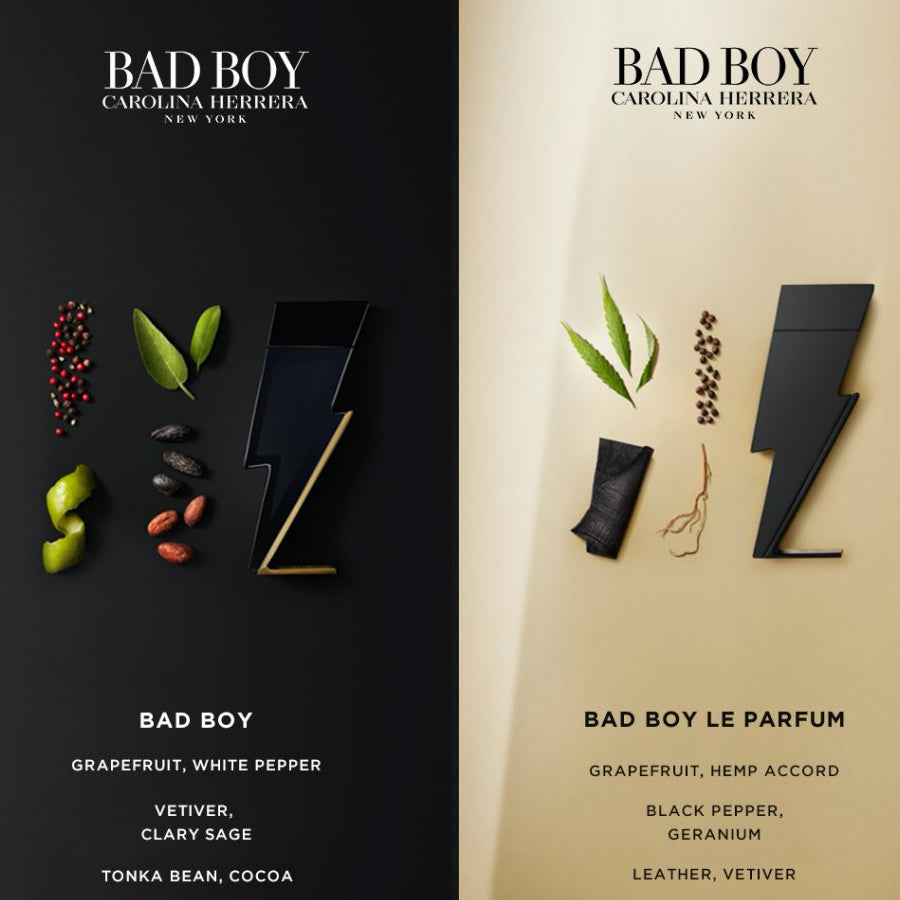 Carolina Herrera Bad Boy Men EDT 3.4 Oz. – Perfumes for Wholesale