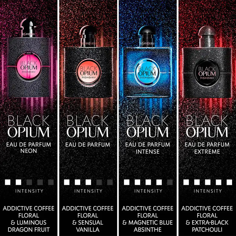 Black Opium VS Black Opium Extreme - Comparación de perfumes YSL Yves Saint  Laurent - SUB 