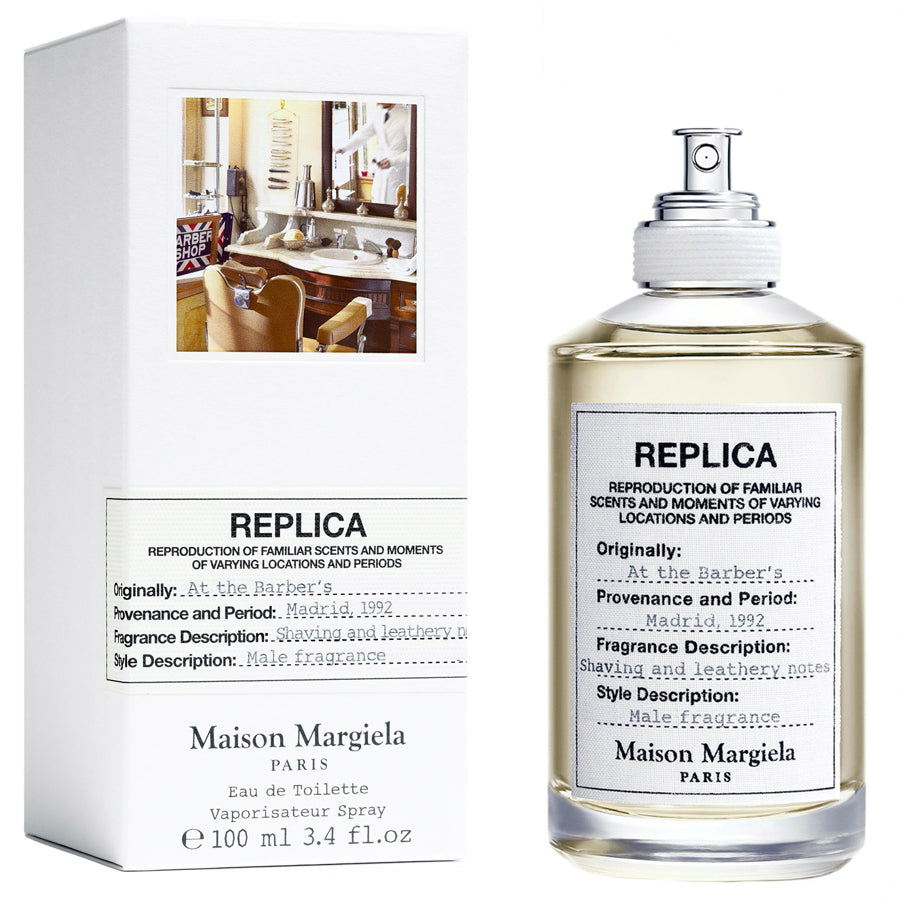 香水(男性用) Maison Margiela REPLICA At the Barbers Replica At The Barber's 3.4 oz EDT for men – LaBellePerfumes