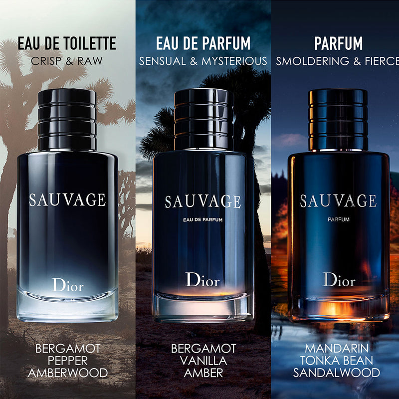  Dior Sauvage for Men Eau De Toilette, 3.4 Fl Oz : Beauty &  Personal Care