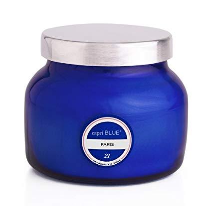 CANDLES - Petite Blue Jar Paris 8 Oz Candle