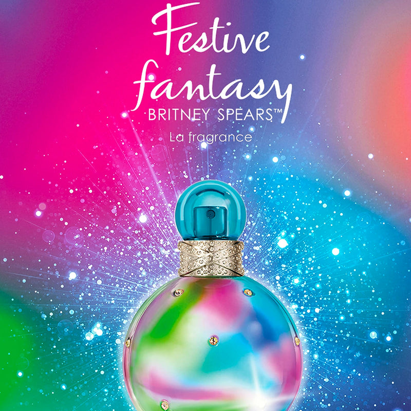 EDT de Britney Spears Fantasy Festive de 3,3 oz para mujer – LaBellePerfumes
