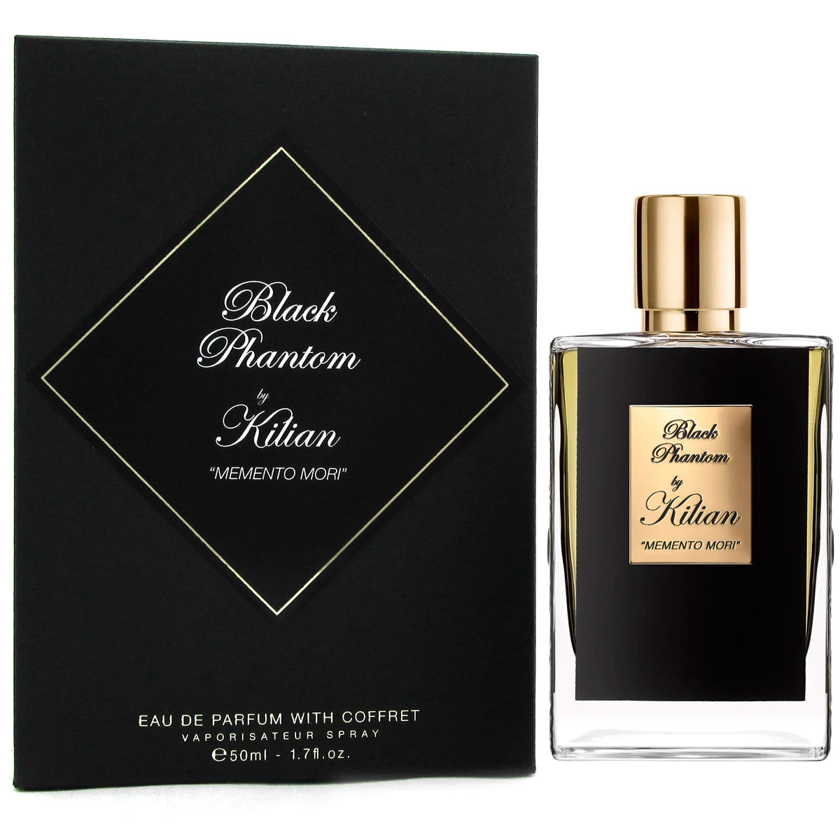 Black Phantom Memento Mori Eau de Parfum Spray by Kilian 1.7 oz