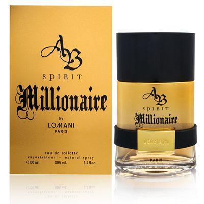 AB Spirt Millionaire 3.3 oz EDT for men  LOMANI MENS FRAGRANCES - LaBellePerfumes