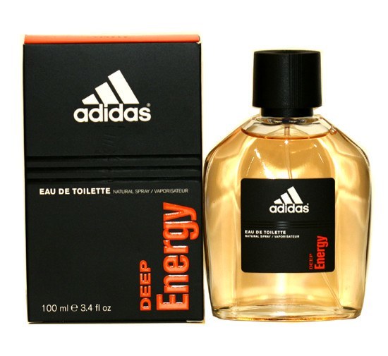 Adidas Deep Energy 3.4 oz EDT for men  ADIDAS MENS FRAGRANCES - LaBellePerfumes