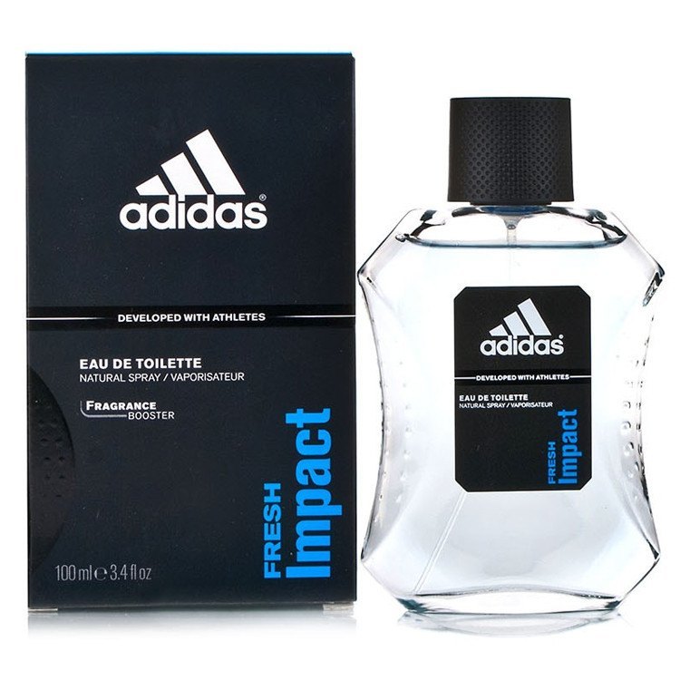Adidas Fresh Impact 3.4 oz EDT for men  ADIDAS MENS FRAGRANCES - LaBellePerfumes