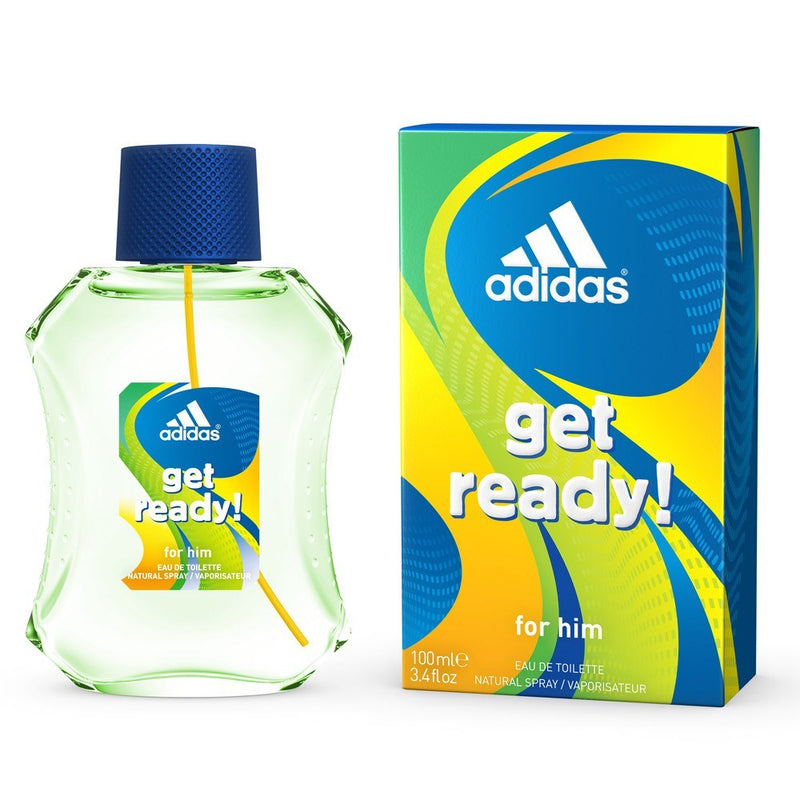 Adidas Get Ready 3.4 oz EDT for men  ADIDAS MENS FRAGRANCES - LaBellePerfumes
