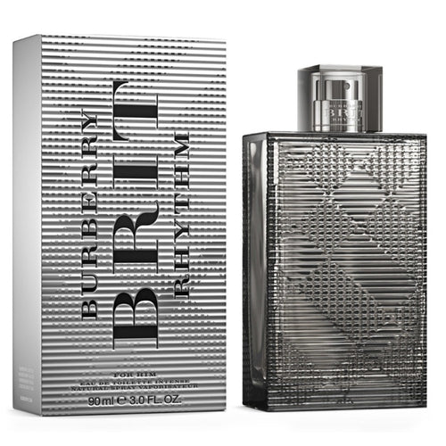 Brit Rhythm Intense 3.0 oz EDT for men  BURBERRY MENS FRAGRANCES - LaBellePerfumes