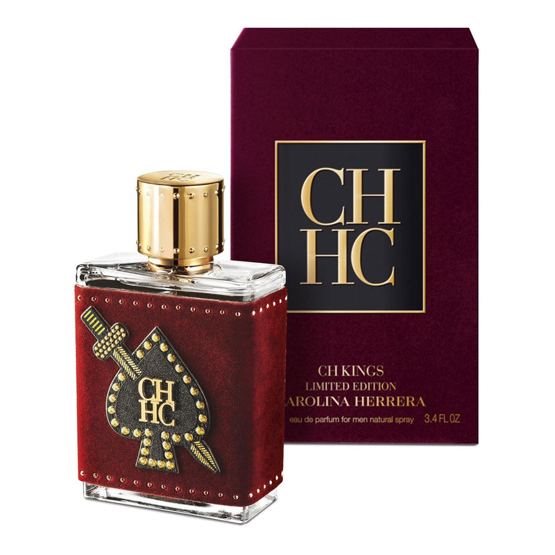 Eau de Parfum de edición limitada de CH Kings para hombre de 3,4 oz