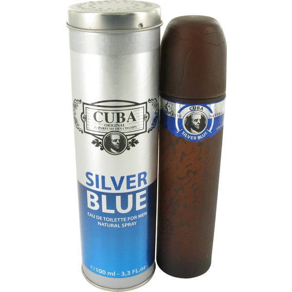 MENS FRAGRANCES - Cuba Silver Blue 3.4 Oz For Men