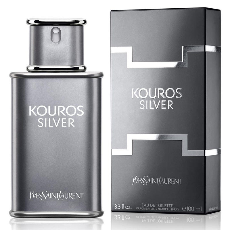 MENS FRAGRANCES - Kouros Silver 3.3 Oz EDT For Men