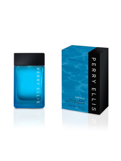 MENS FRAGRANCES - Perry Ellis Pure Blue 3.4 Oz EDT For Men