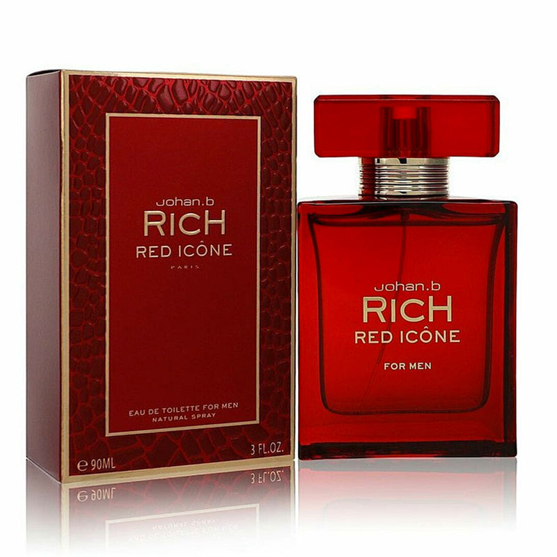 Rich Red Icone 3.0 oz EDT for men