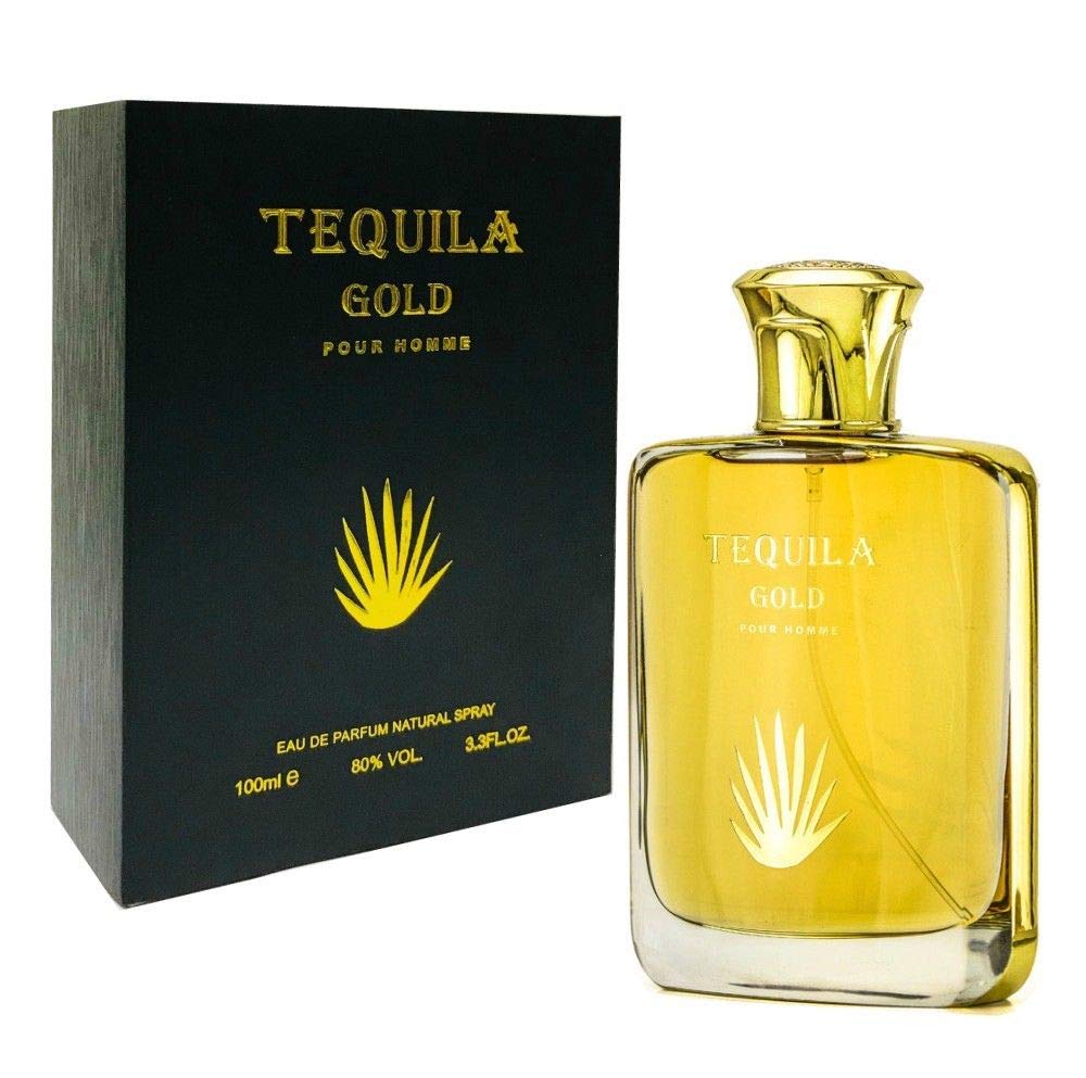 Tequila Pour Homme Gold by Tequila Perfumes 3.3 oz Eau de Parfum Spray for Men.