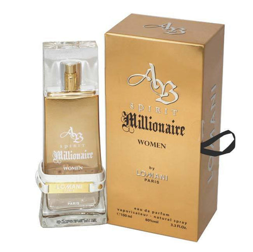 AB Spirit Millionaire 3.4 oz for woman  LOMANI WOMENS FRAGRANCES - LaBellePerfumes